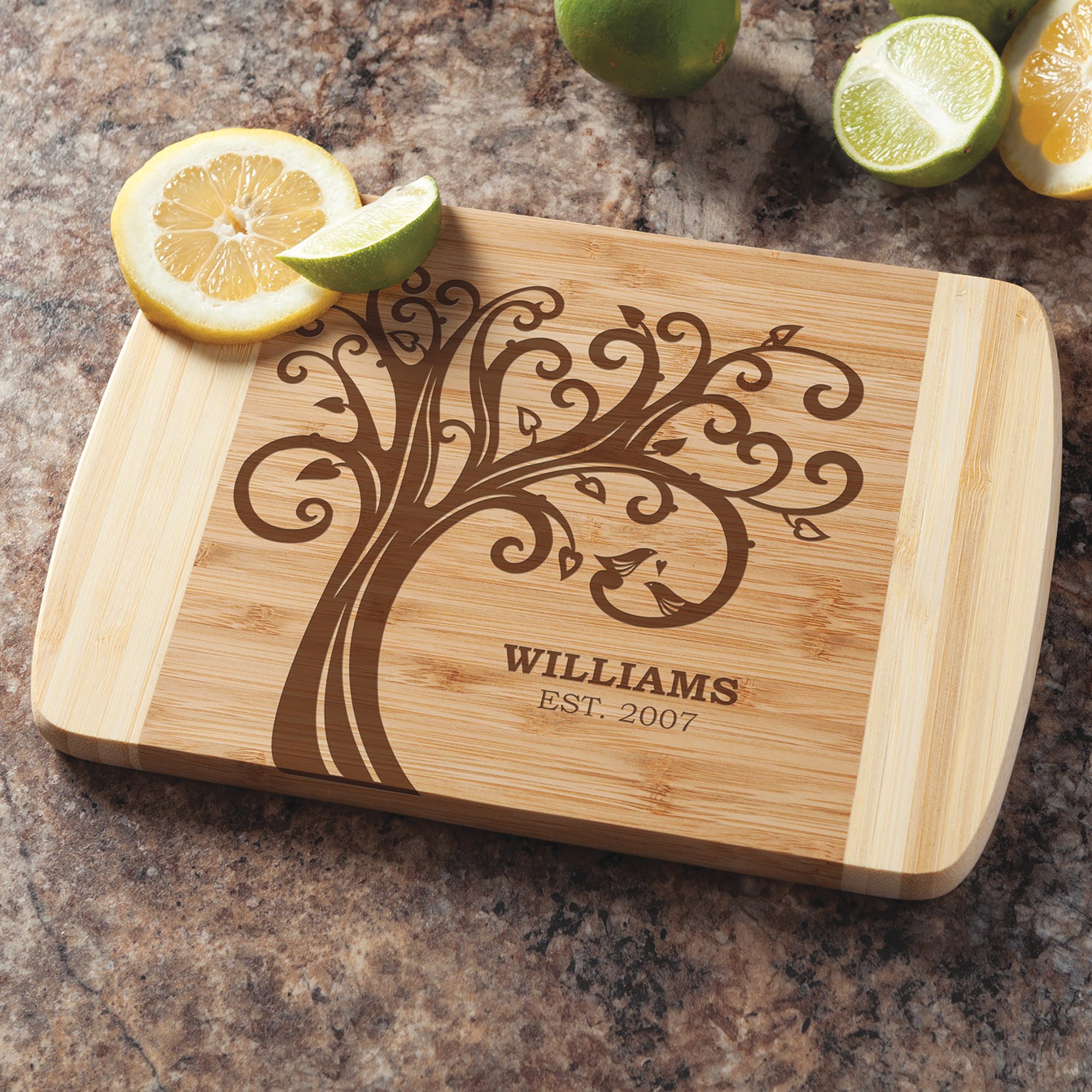 Personalized Bamboo Cutting Board