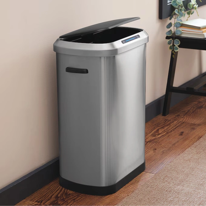 13-Gallon Auto Open Trash Bin