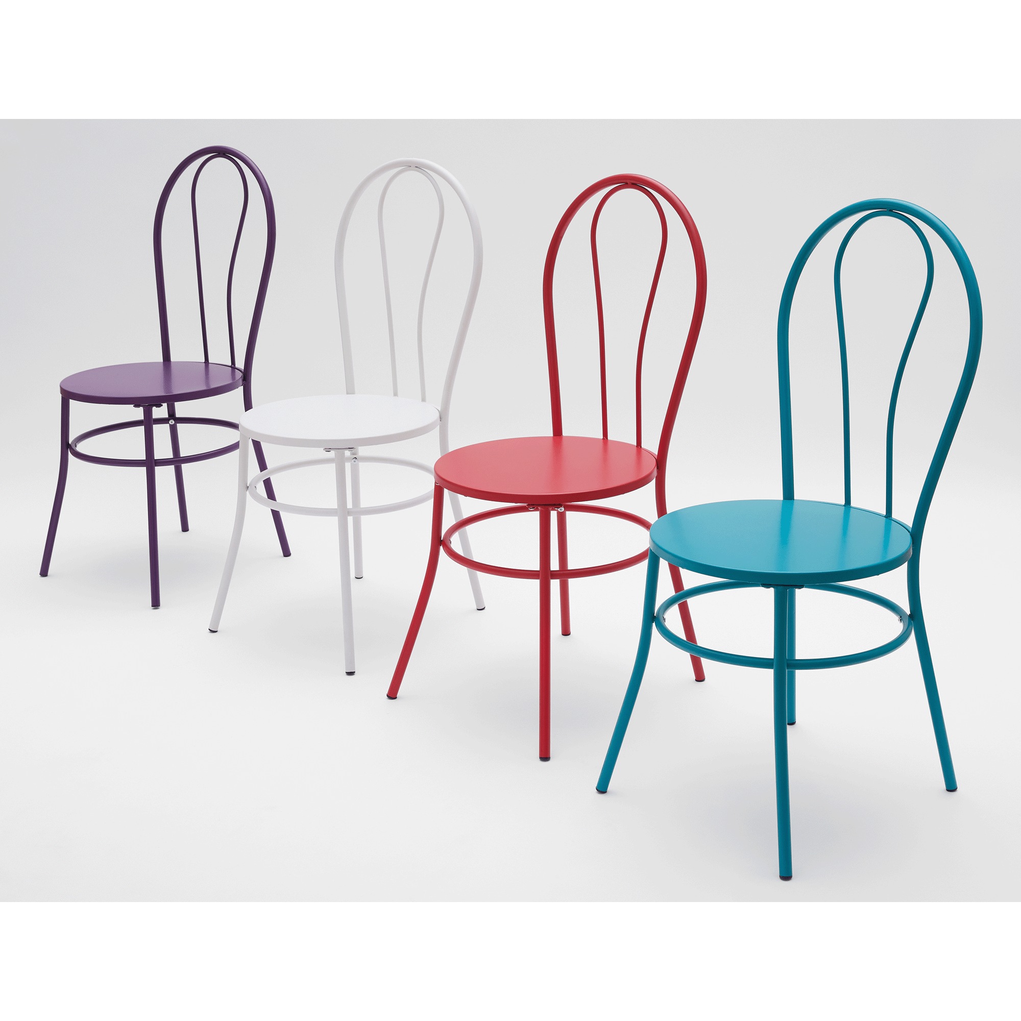 Colorful Iron Dining Chair