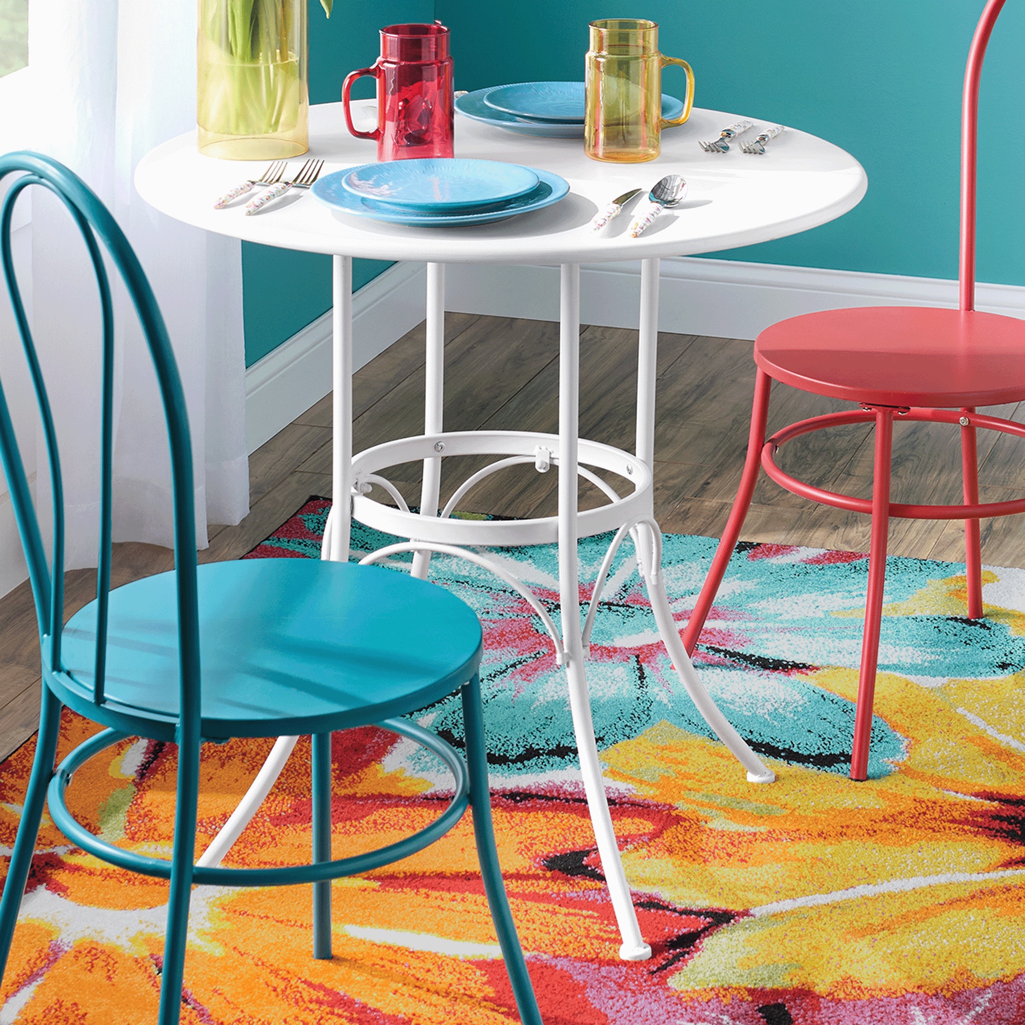Colorful Iron Dining Chair