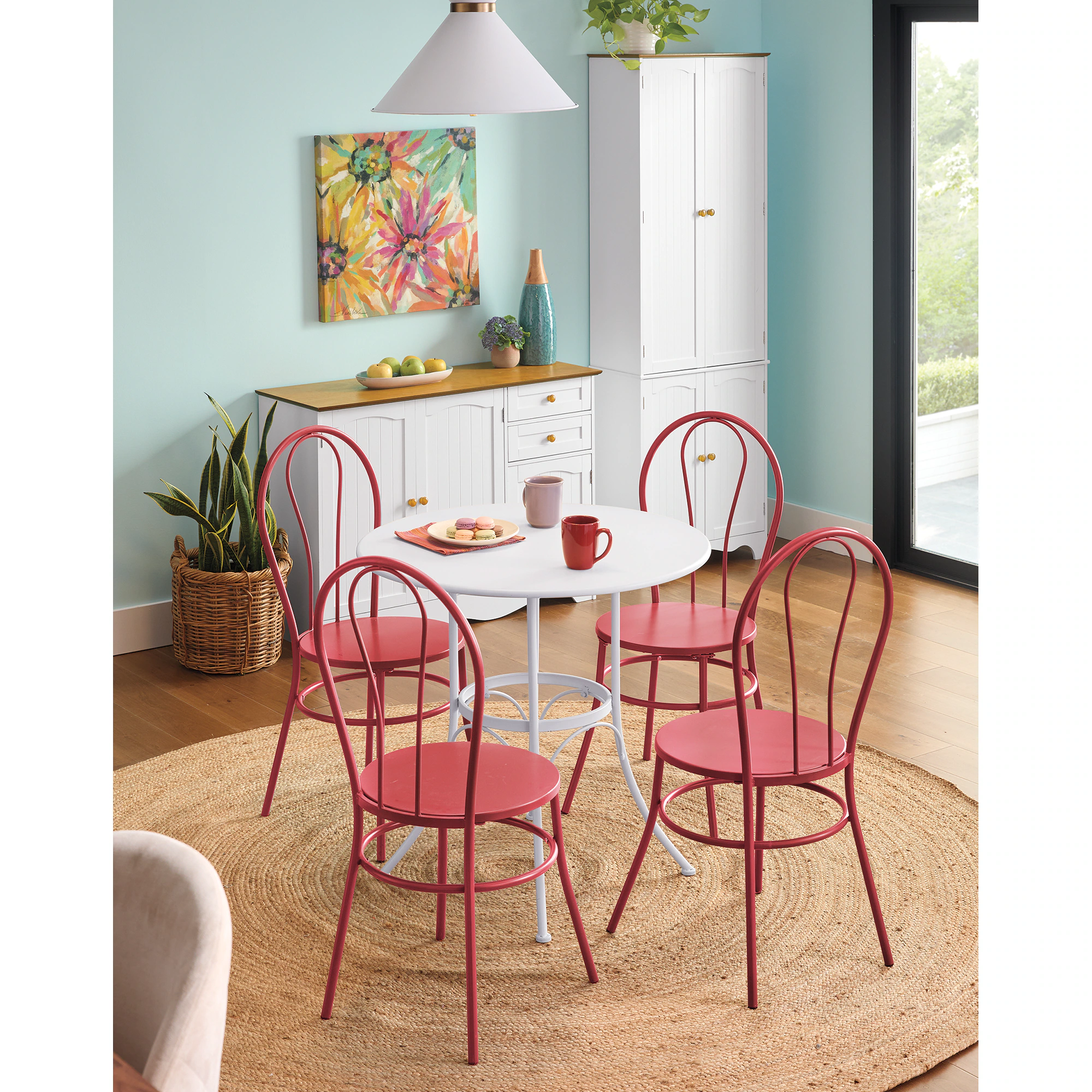 Colorful Iron Dining Chair