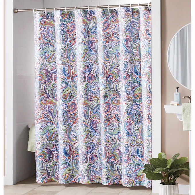 Color Connection Paisley Shower Curtain