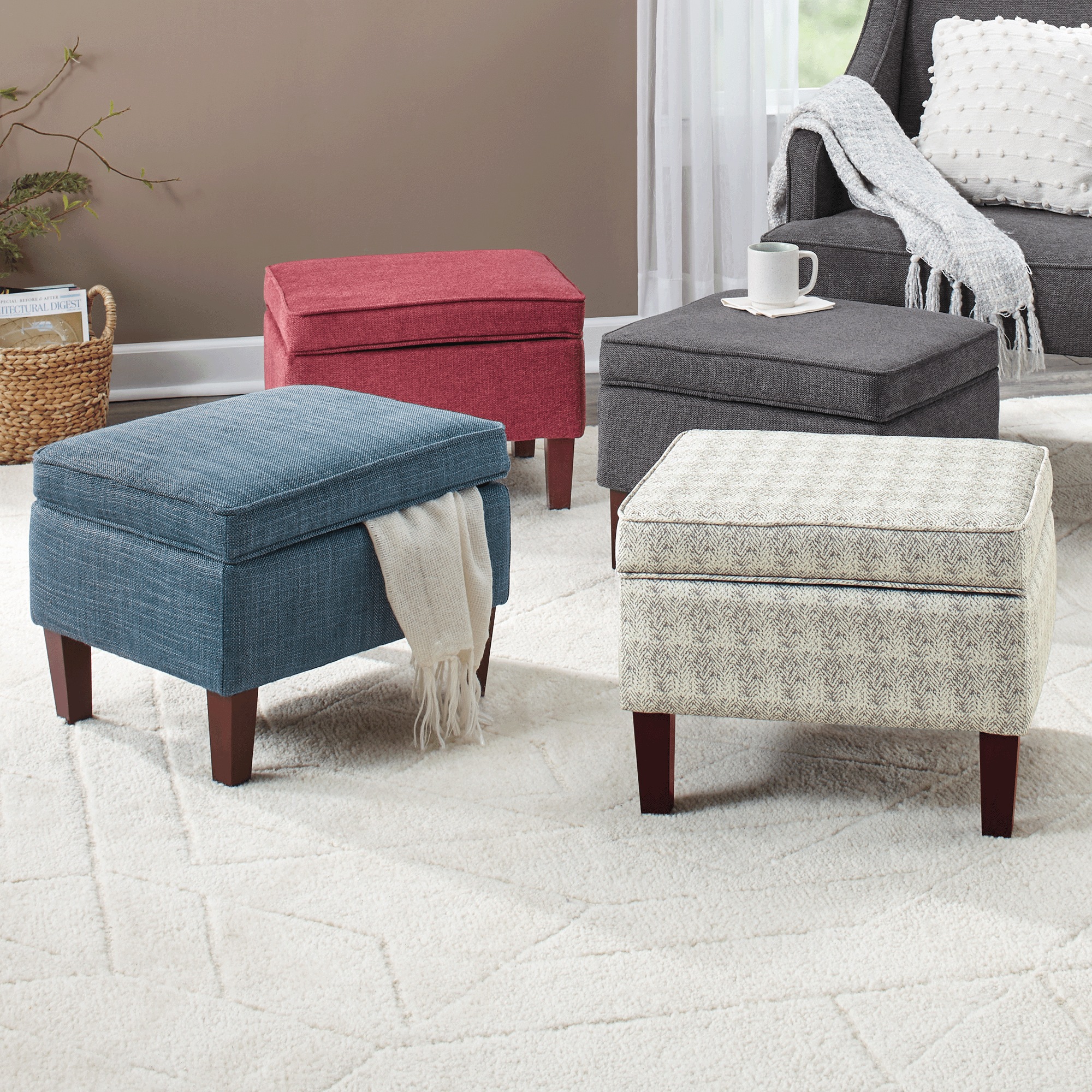 Charlotte Storage Ottoman