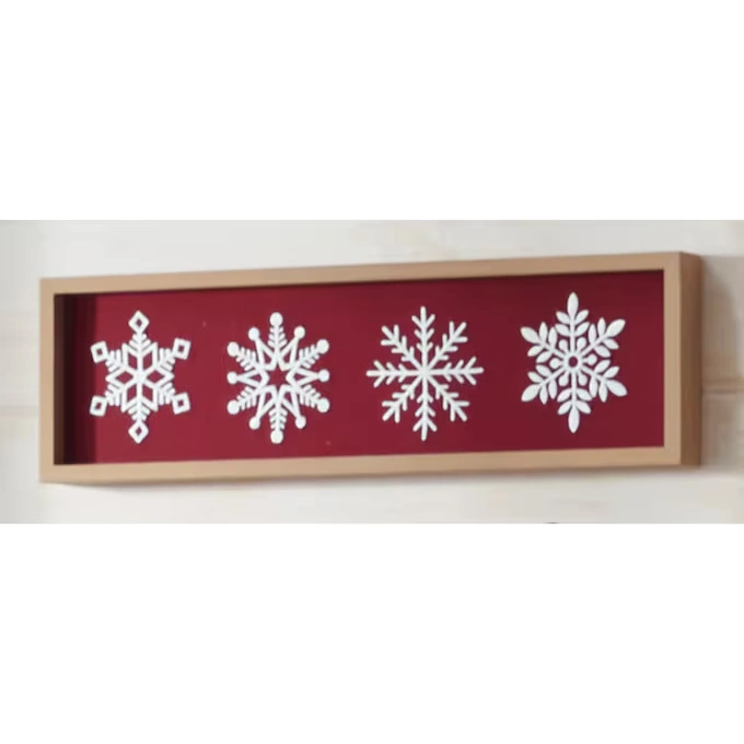Snowflake Wall Sign 1 Snowflake Wall Sign