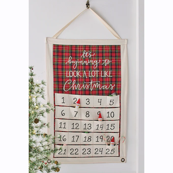 Fabric Wall Advent Calendar