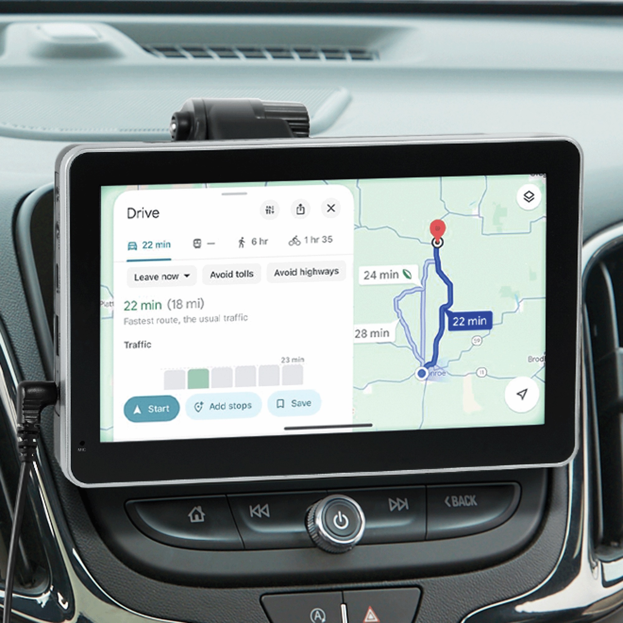 Car and Driver IntelliDash with Touch Display