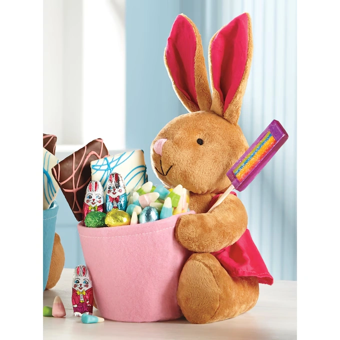 Pink Bunny Basket