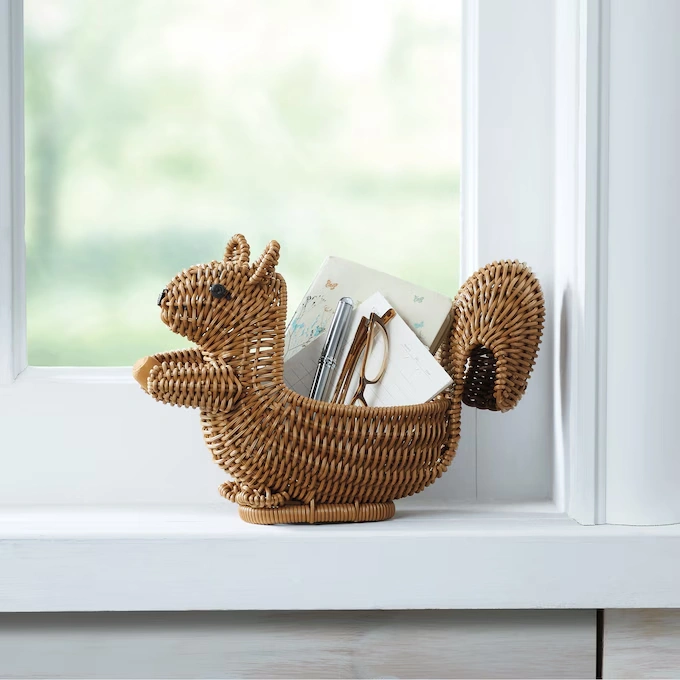 Squirrel Figural Basket 1 Squirrel Figural Basket