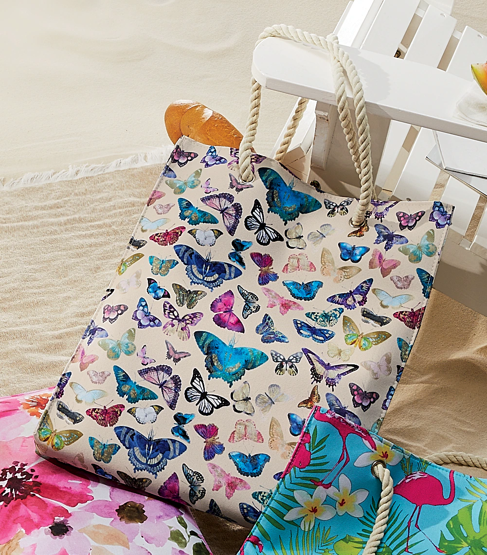 Spring Printed Tote 3 Spring Printed Tote