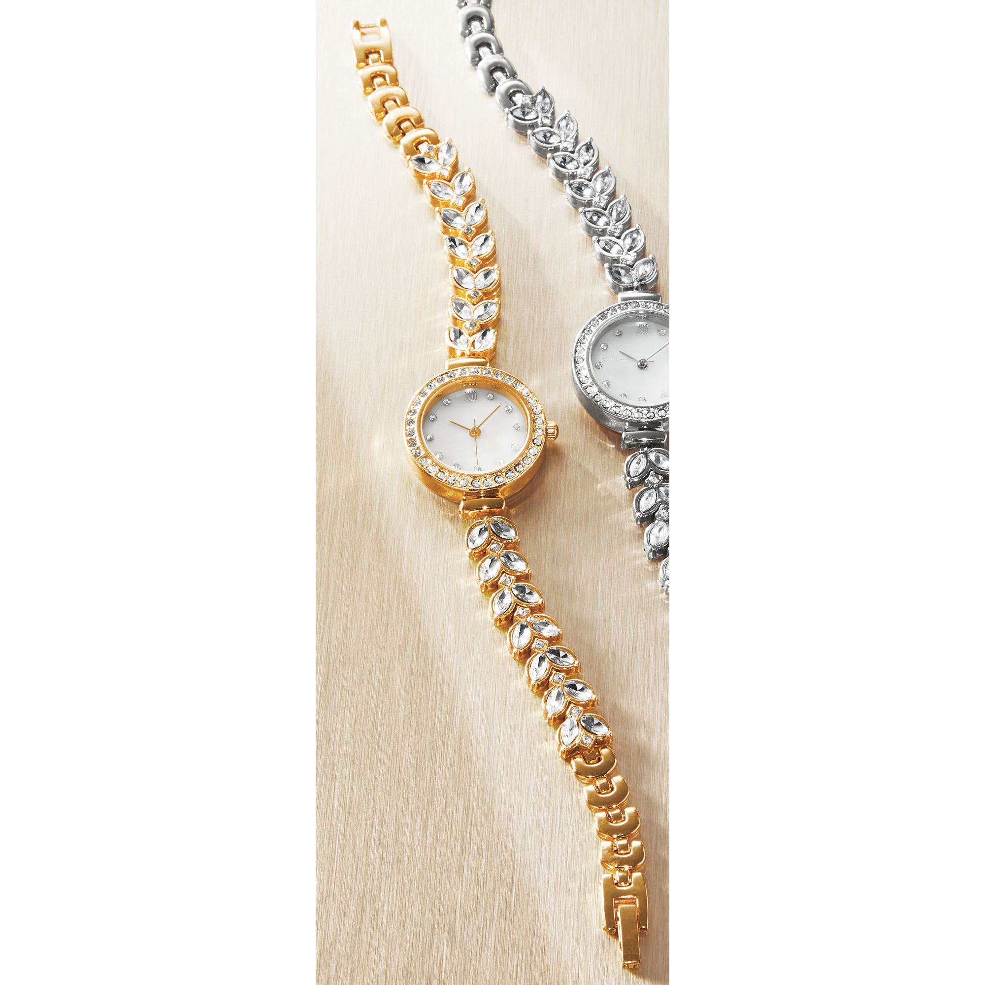 Ladies' Crystal Round Watch