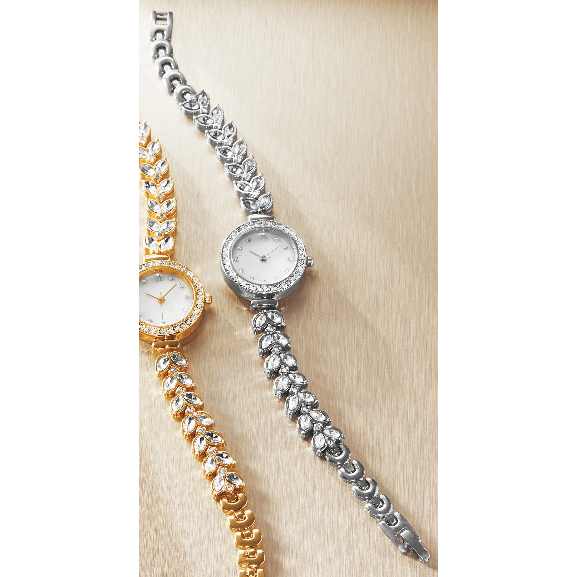 Ladies' Crystal Round Watch